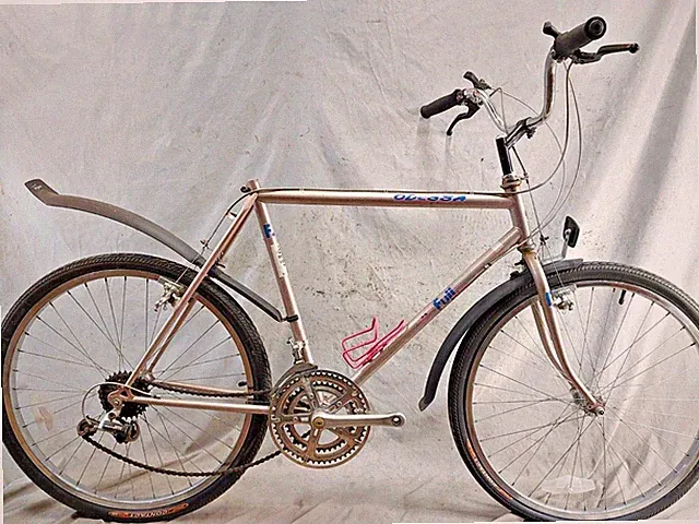 1988 Fuji Odessa Hybrid Bike 22 X-Large Steel Shimano Triple 559ISO!