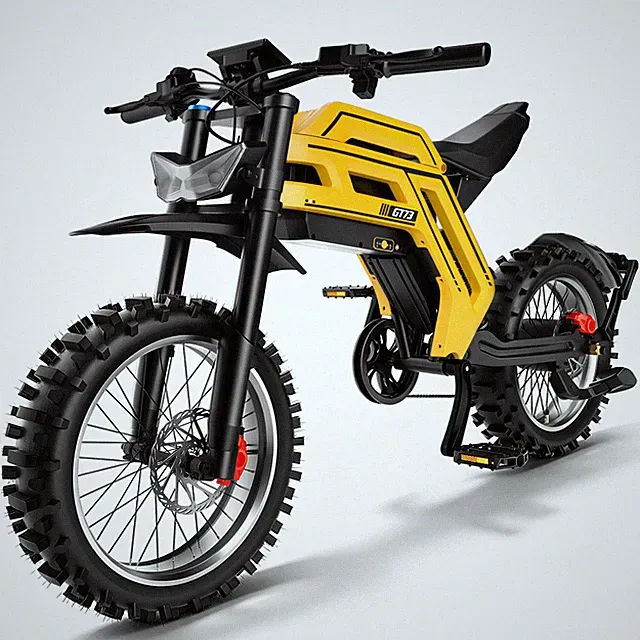 22 in Electric Bike 3000W Motor 58V 30AH 43MPH Fat Tires Off-road Mountain Ebike