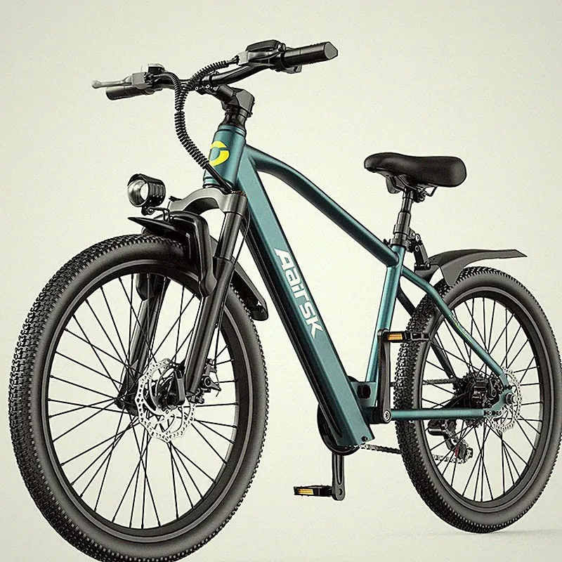 24" Electric City Bike for Adults 360Wh Battery 7-Speed 22 Mph Electric Bicycle