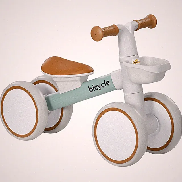 Balance Bike for 1-3 Years Toddlers with Adjustable Seat, Green
