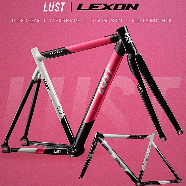 Fixed Gear Frameset Extra Light Track/single Speed Road Bike Frame Carbon Fork