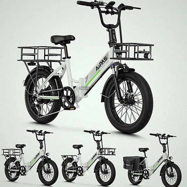 New Folding Ebike 20" 750W 48V Fat Tire Electric Bike Pro Adults Commuter 28 MPH