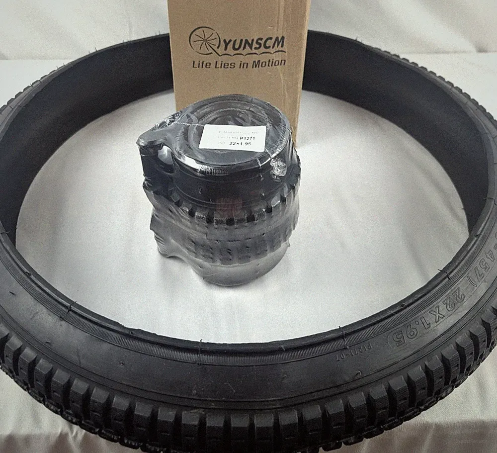 Pair Of NEW Foldable Yunscm WD Bmx Bicycle Tires 53-457 mm / 22 X 1.95 In
