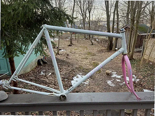 ROSS Diamond Cruiser 1990 City Mtn Bike Klunker Pink Lugged 23” Big With Stem