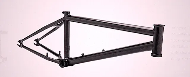 S&M BIKES RAMBLER FRAME BIG CHAR BLACK 22 22" CCR BMX BBQ BIKE