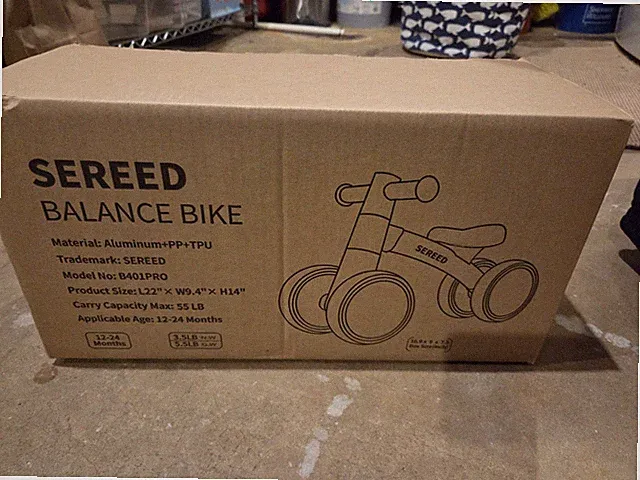 SEREED Balance Bike – Mint Green, New in Box, Ages 12‑24 Months