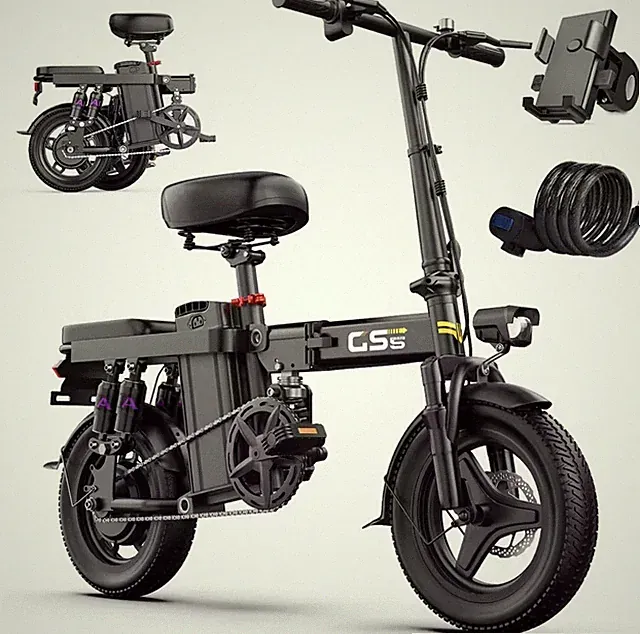 Uplee Folding ⚡️ É-Bike For Adults 500W Peak Motor,22MPH 35 Miles, 48V 15AH