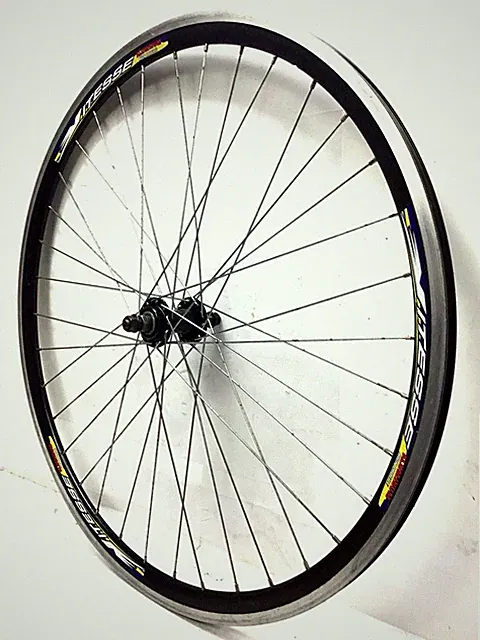 Vitesse 700c Front Bicycle Alloy Black Double Wall Wheel Road Hybrid Bike #J22